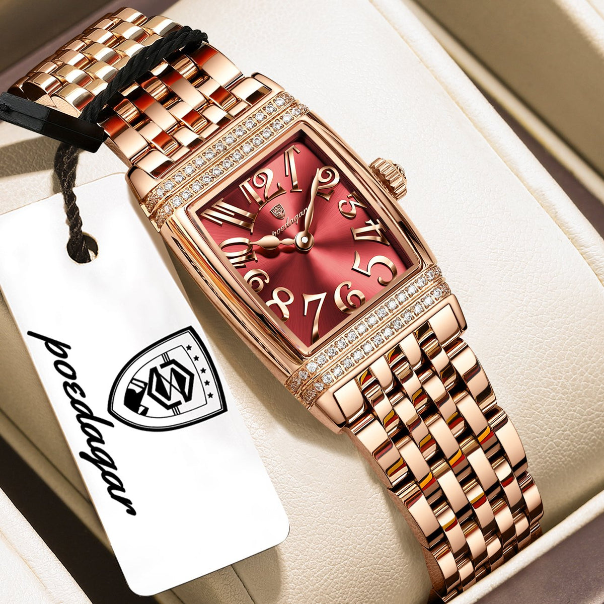 POEDAGAR 799 Luxury Original Woman Watch Waterproof Stainless Steel Fashion Ladies Watch Elegant High Quality Quartz Women’s Watches