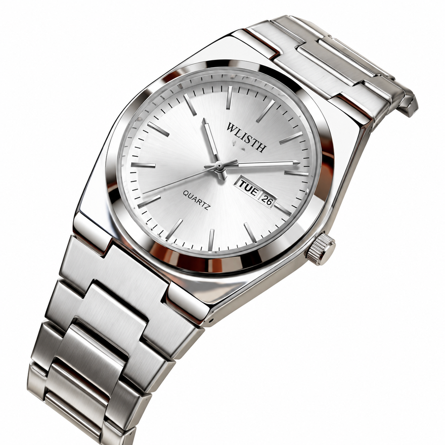 WLISTH luxe hommes montre étanche mode affaires montre en acier inoxydable montre pour homme montres à Quartz décontractées mâle Sport reloj