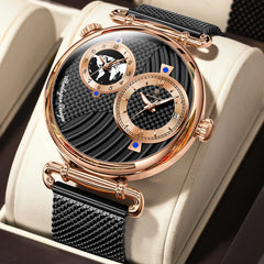 848 RoseGold Black