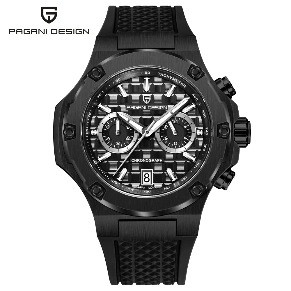Nouvelle Montre Homme PAGANI DESIGN 2026, Montre Chronographe à Quartz de Luxe pour Hommes, Verre Saphir AR, Étanche, Lumineuse, VK64, Cadeau pour Homme