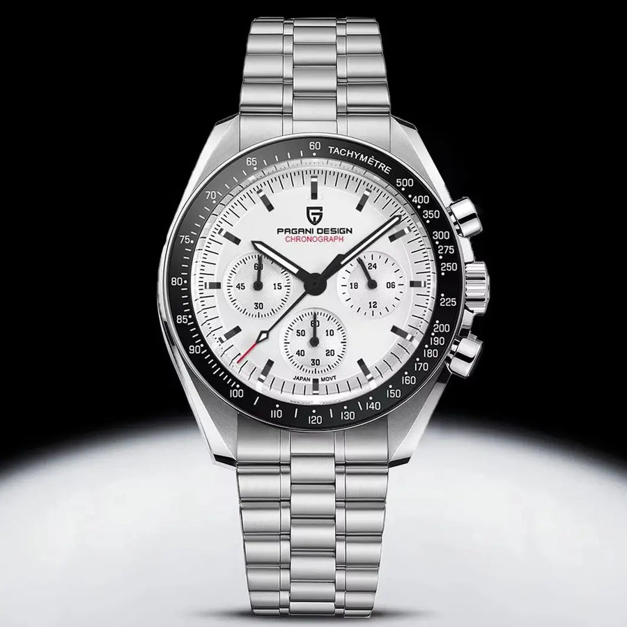 Montres pour hommes PAGANI DESIGN 2026 New V5 PD1701, montre à quartz de luxe, chronographe sport, verre saphir AR, étanche 100 m