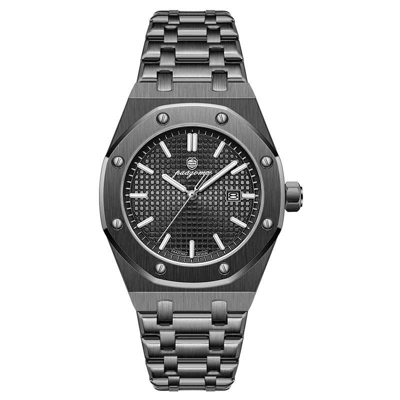 PAAZOMU luxe carré homme montre à Quartz étanche lumineux Date montre pour hommes de haute qualité en acier inoxydable hommes d'affaires montres