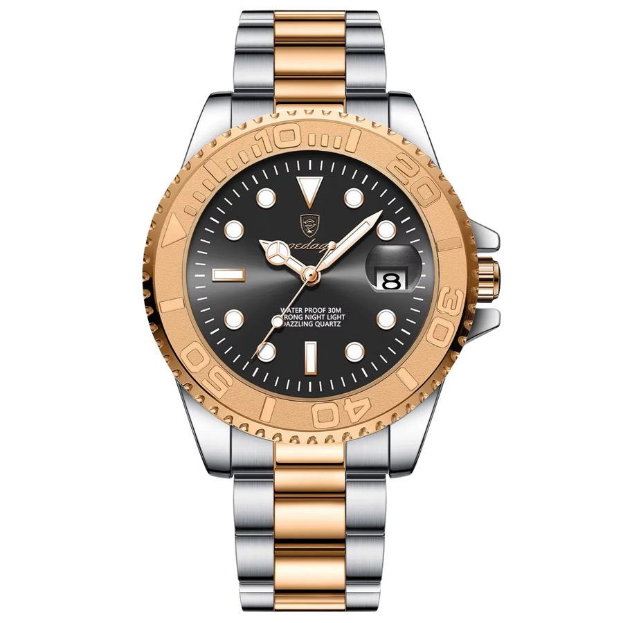 Regalia 43mm - Rose Gold Black